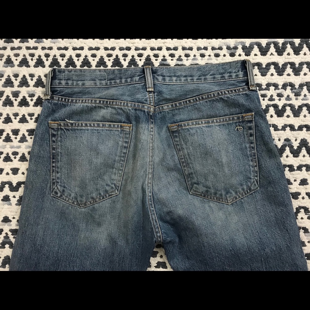 Rag and Bone high rise straight leg jeans - Picture 5 of 5